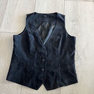 Maeva women black vest size s